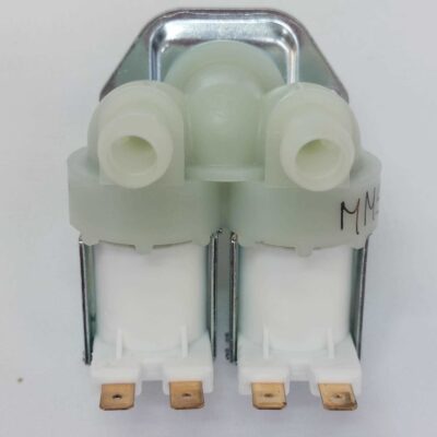 Mosógép vízszelep (dupla egyenes) 12 mm 180° 220V (2utas)