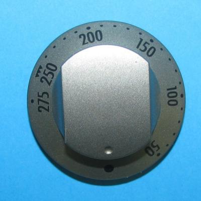 Sütő hőfokszabályzó gomb INOX színű