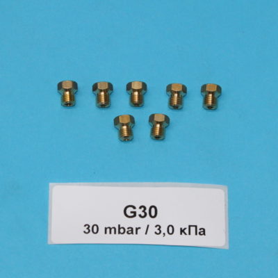 PB-gáz fúvókaszett  G30/30 4WB+2 GOR_SE