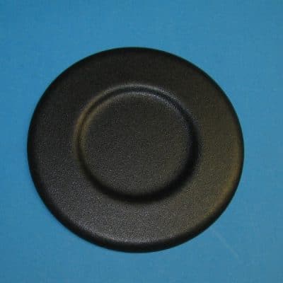 Gázrózsa fedél matt fekete, közepes Ø6,8cm