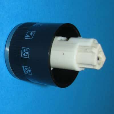 Gorenje tűzhely forgatógomb INOX/fekete színben