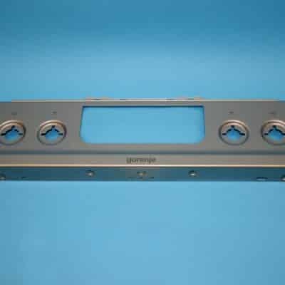 Tűzhely előlap gombok mögötti INOX színben