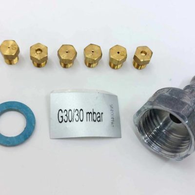 PB-gáz fúvóka szett G30/30 mbar