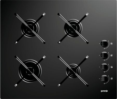 Gorenje GC640ASC Gáz főzőlap edzett üveglapon