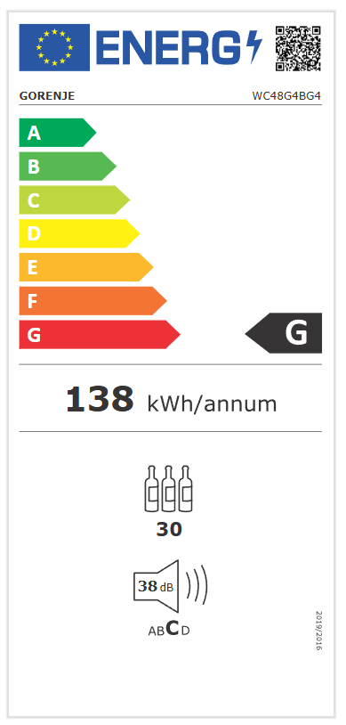 Gorenje wc48g4bg4 energiacimke